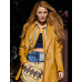 Blake Lively It Ends With Us Mustard Coat